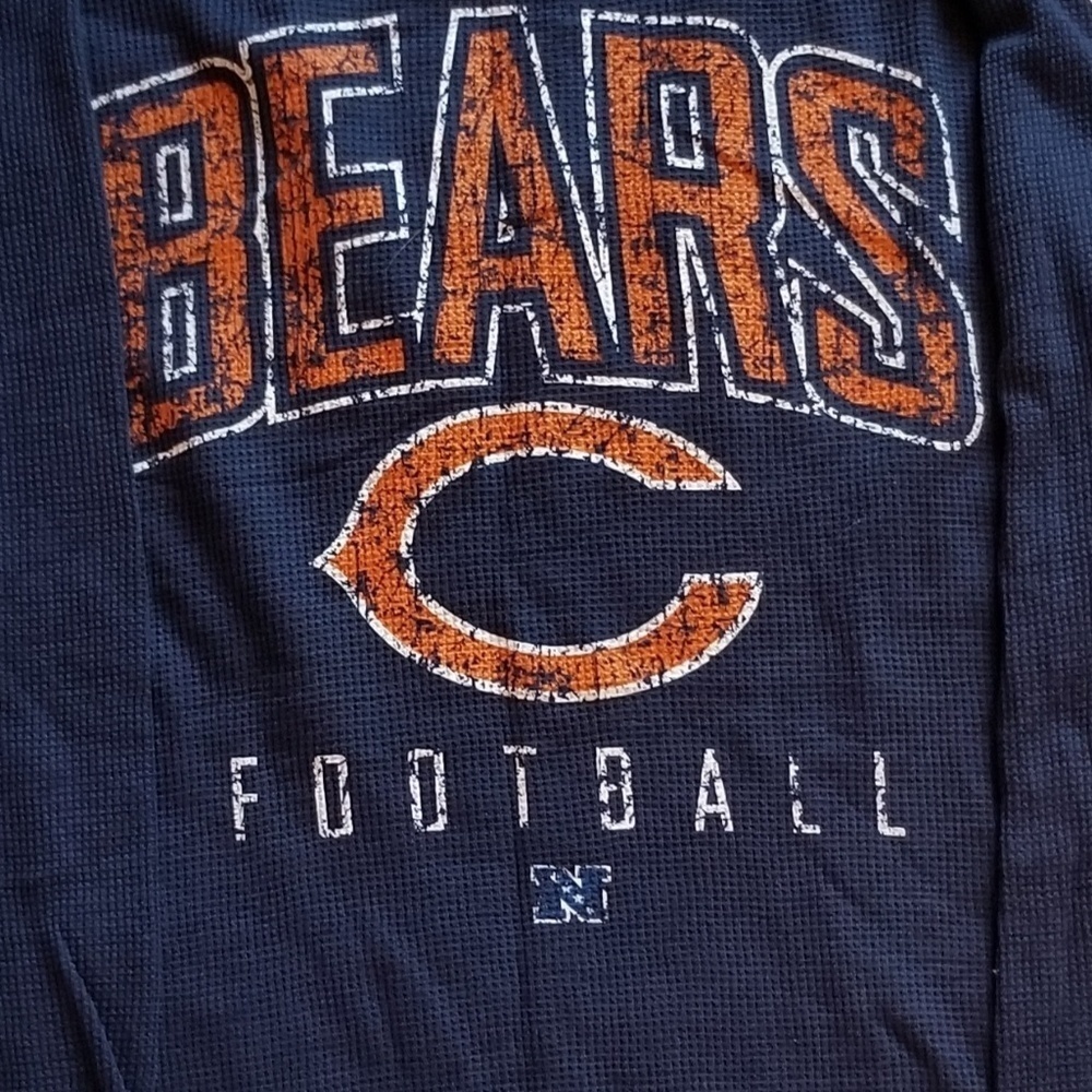 NFL Chigaco Bears Mens Thermal Shirt Size S